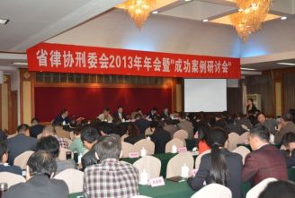 省律协刑委会2013年年会暨＂成功案例研讨会＂在湖举办